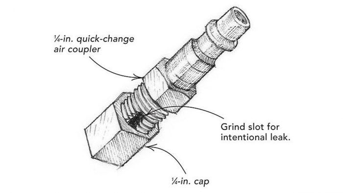 Slow Bleeder for an Air Compressor - Fine Homebuilding