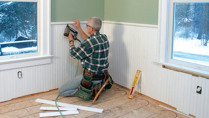 Installing & Painting Wood Beadboard - This Old House