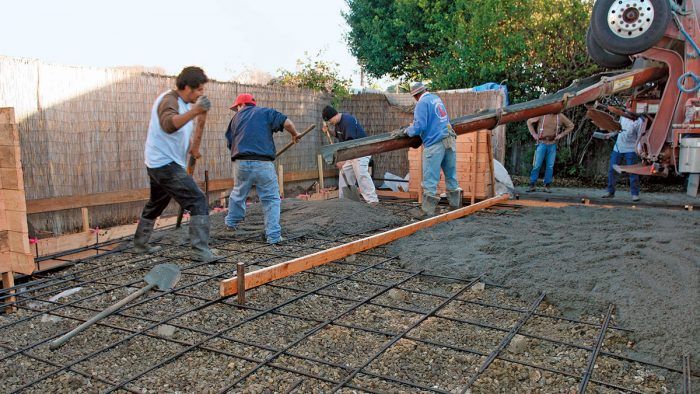 rebar in concrete