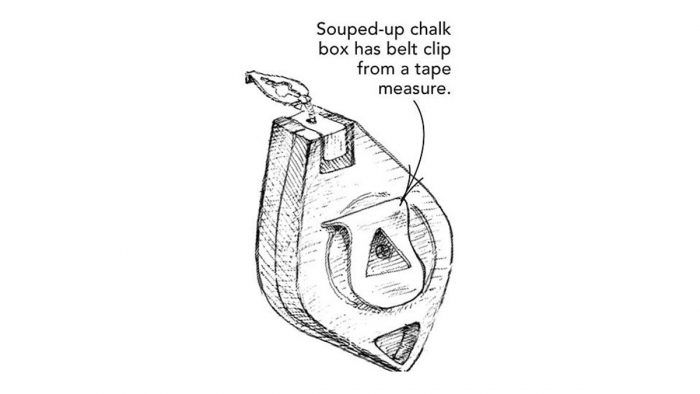 Putting a Belt Clip on Your Chalk Box - Fine Homebuilding