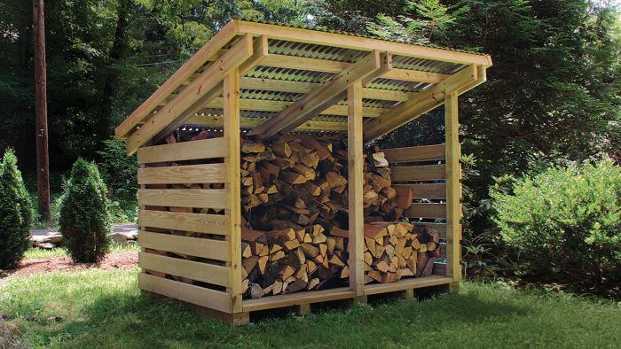 How to build a small wooden shed