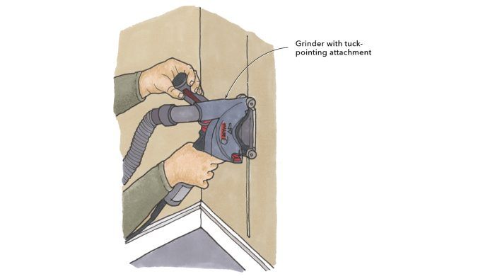 Minimize Dust When Cutting Plaster With This Trick - Fine Homebuilding