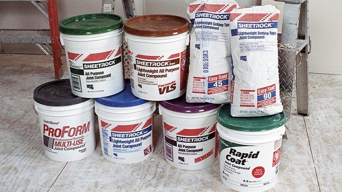 Fast set drywall clearance joint compound