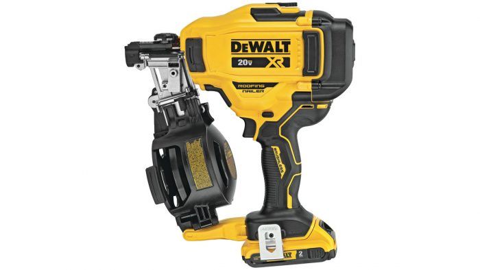 Cordless dewalt deals roofing nailer