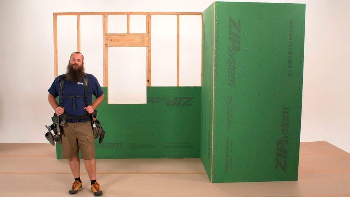 Installing ZIP System Sheathing: Taping Seams and Corners - Fine  Homebuilding