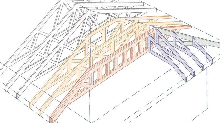 gable roof truss