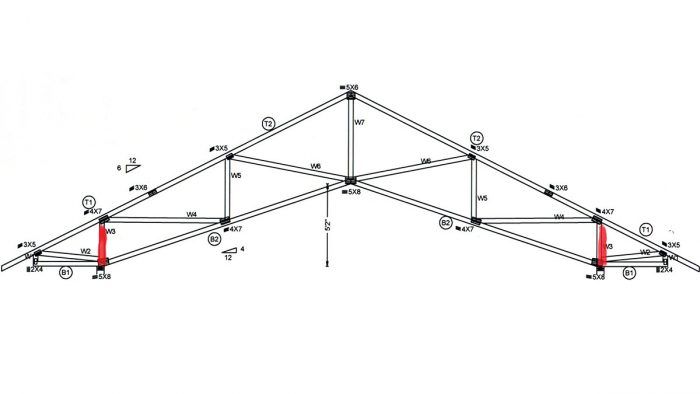 Vaulted Ceiling Truss