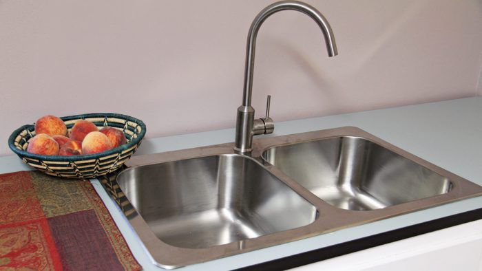 Could make sink cover with lip if need more counter space