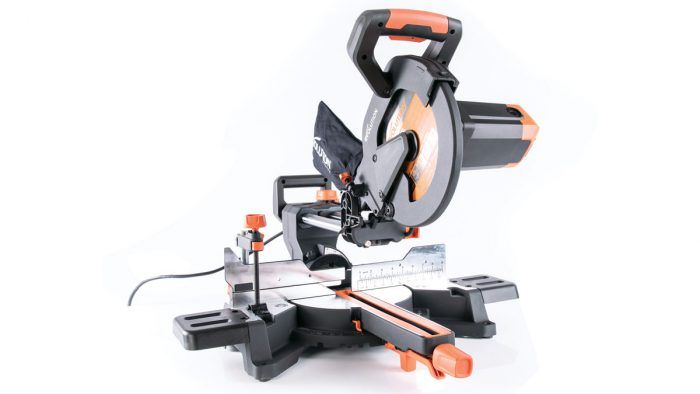 Evolution 10 sliding on sale miter saw