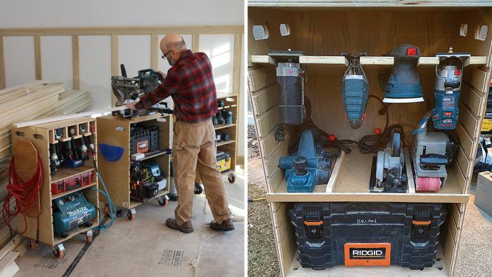 How We Improved Our Kitchen with a Tool Cart & Vertical Storage