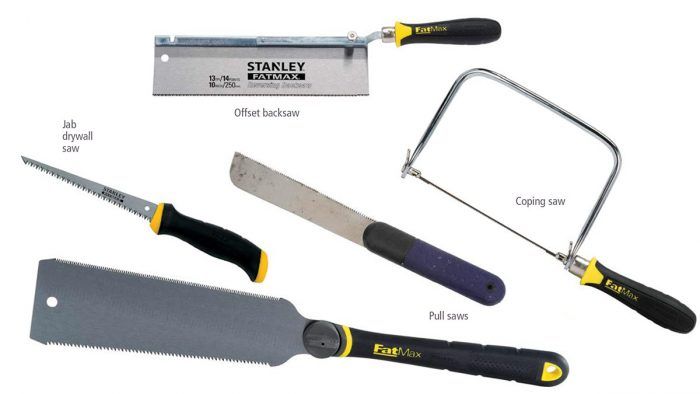 Hand cutting outlet tools