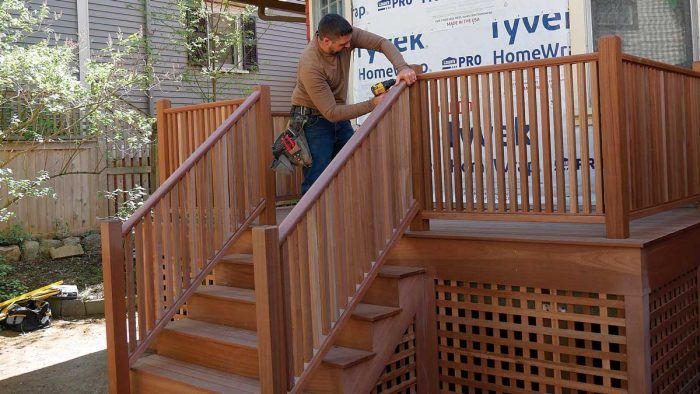 A Sturdy Rail for Outdoor Stairs - Fine Homebuilding