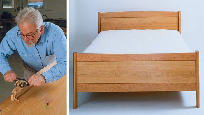 Panel deals bed frame