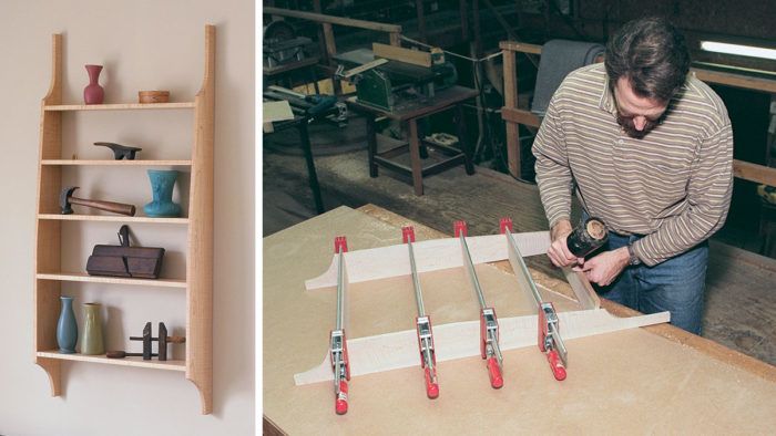 How to build wall shelves