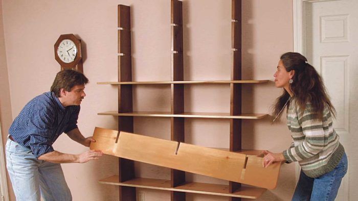 How to build wall shelves