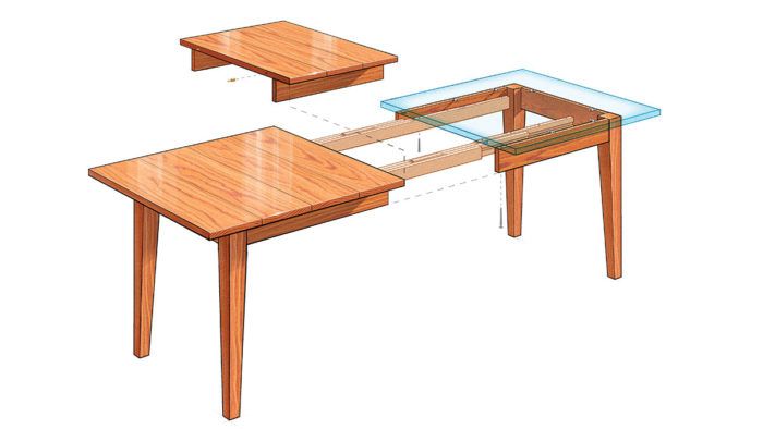 Making a Table Expand - FineWoodworking