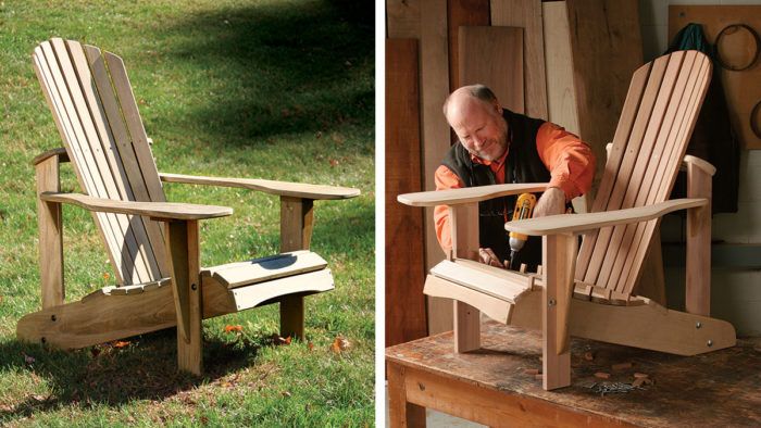 Adirondack chair carpentry