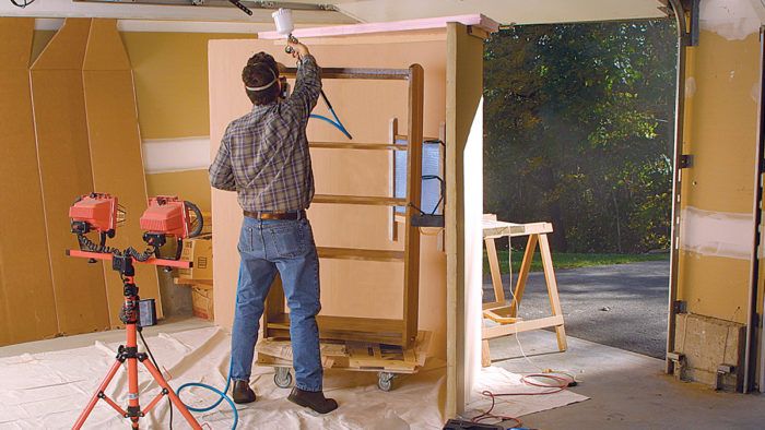 How To Turn Your Home Shop Into An Easy-To-Use Paint Booth
