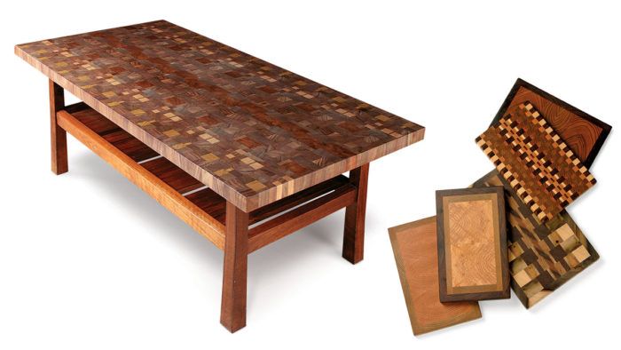 End-Grain Coffee Table - FineWoodworking