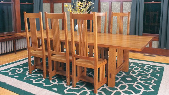 Mission style dining chair plans sale