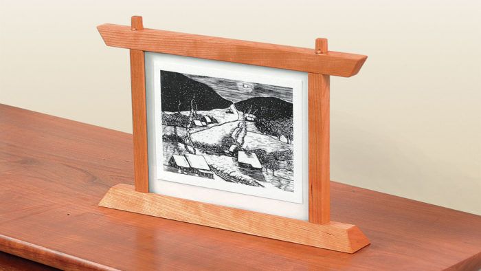 How to build an artful easel - FineWoodworking