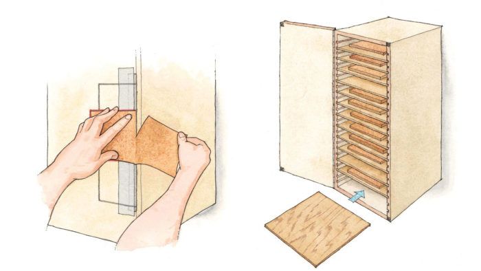 Sander and Sandpaper Storage  Woodworking projects, Woodworking plans,  Woodworking projects plans