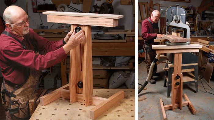 How to build an artful easel - FineWoodworking