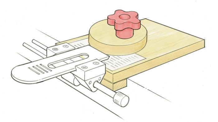 Simple sharpening jig 