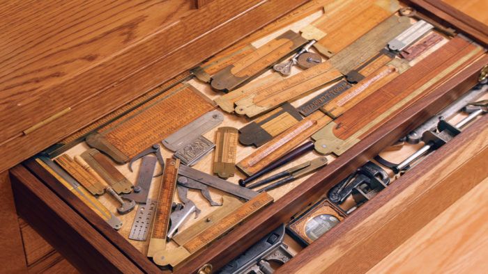 Sold at Auction: Vintage Solid Oak Machinist Tool Chest Box.