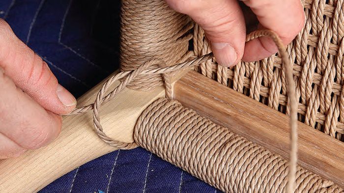 How To Weave A Chair Seat Using Danish Cord — Minerva Enterprises