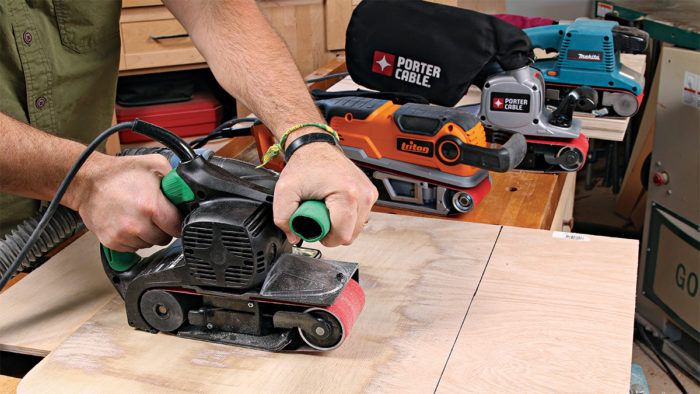 Porter cable deals 352vs belt sander