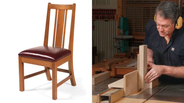 A Comfortable Craftsman style Side Chair FineWoodworking