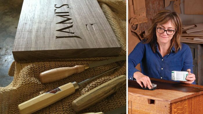 4 pieces of carving wood used for the Free beginner lessons – Mary May's  School of Traditional Woodcarving