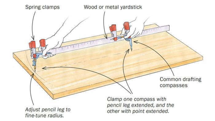 Metal Yardstick 