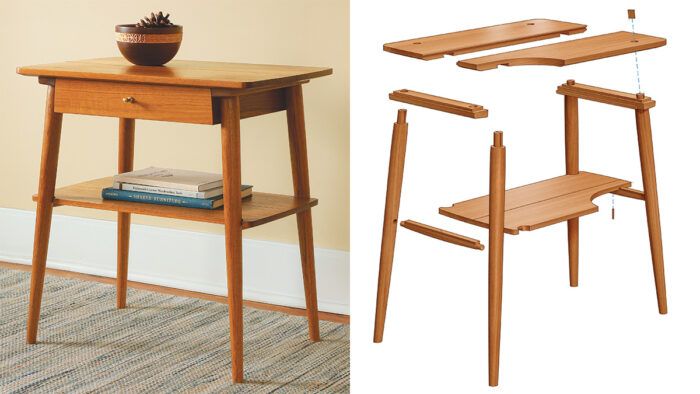 Danish teak deals end tables