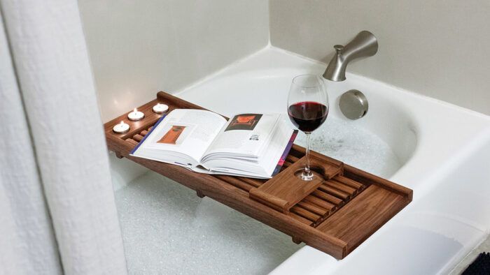 Don't Take Another Bubble Bath Until You Get One Of These Bath Trays