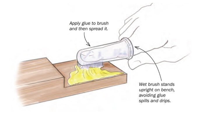 Silicone Brush For Speading Glue