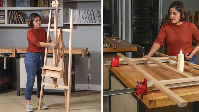 How to build an artful easel