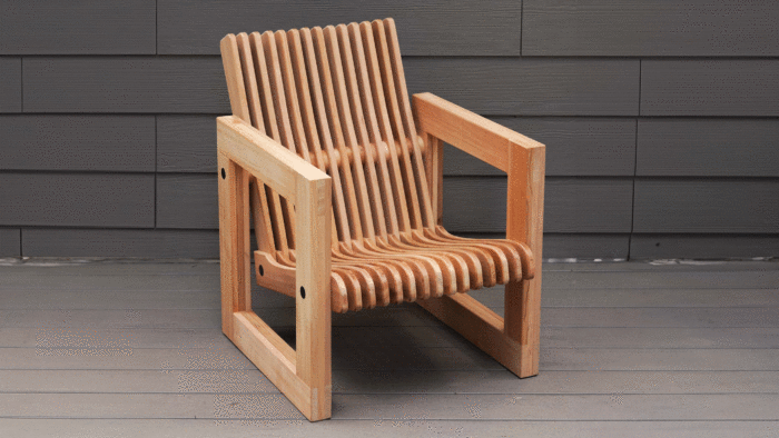 Form-fitting outdoor chair - FineWoodworking