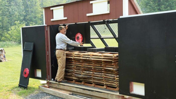 How to build a solar kiln