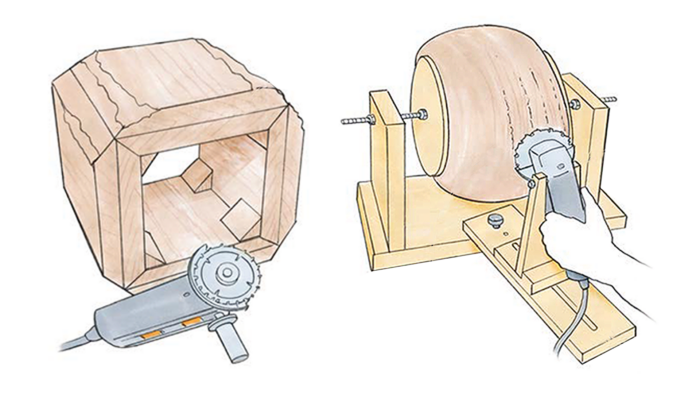 Create Big, Round Objects Without a Big Lathe - FineWoodworking