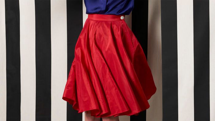 Circle skirt hotsell vs a line