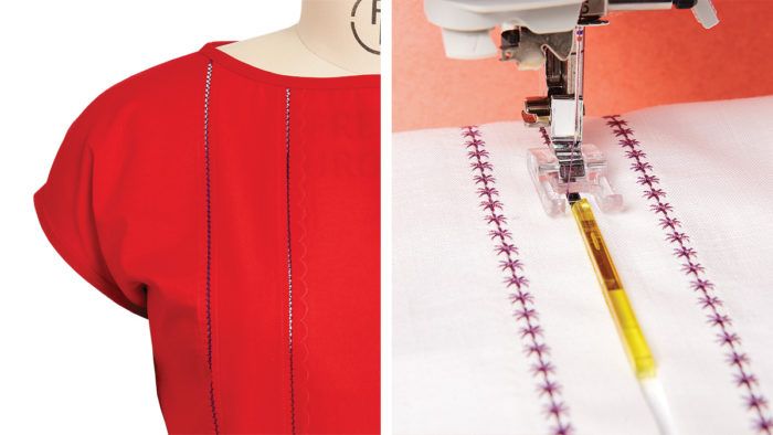 Try Machine-Sewn Fagoting for an Heirloom Embroidered Look - Threads