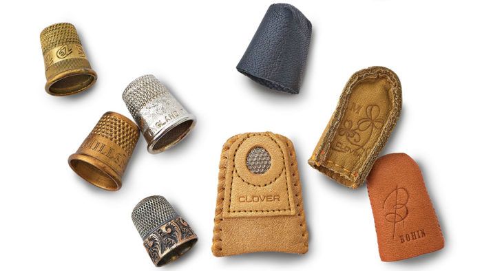 1 Piece Sewing Leather Thimbles for Hand Sewing, Finger Protector