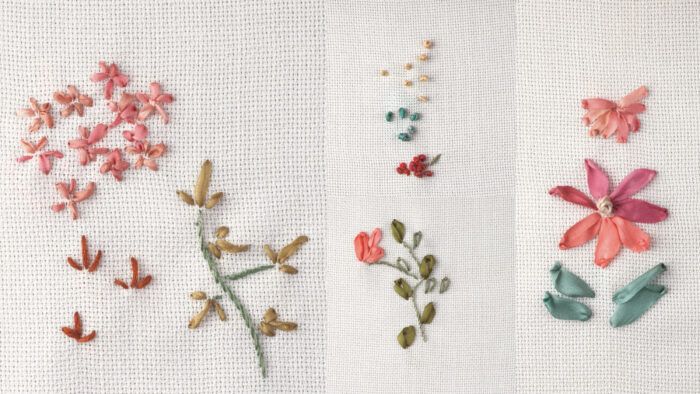 4 Pink Silk Thread Pink Shades Art Silk Thread, Art Embroidery