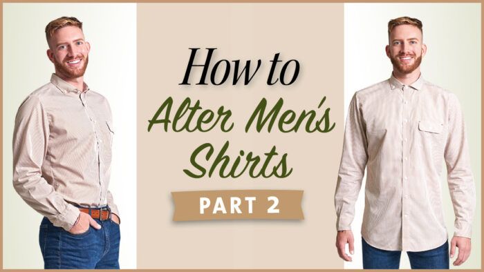 Alter a Men's Shirt: Adjust the Shoulders and Torso - Threads