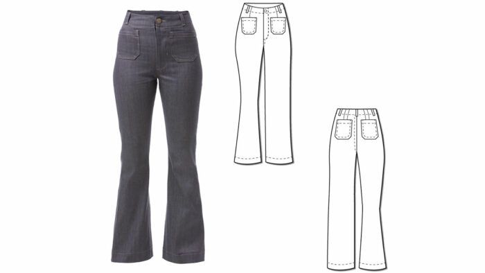 Pattern Review: Chalk and Notch Isle Jeans - Threads