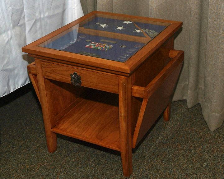 MilitaryRetirement Shadow Box Table - FineWoodworking