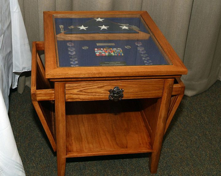 MilitaryRetirement Shadow Box Table - FineWoodworking