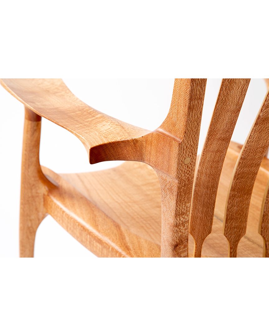 Silky Oak Rocker - FineWoodworking